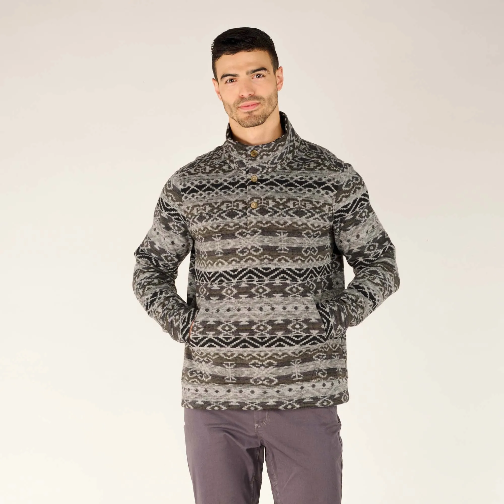 Bhutan Pullover - Monsoon Grey