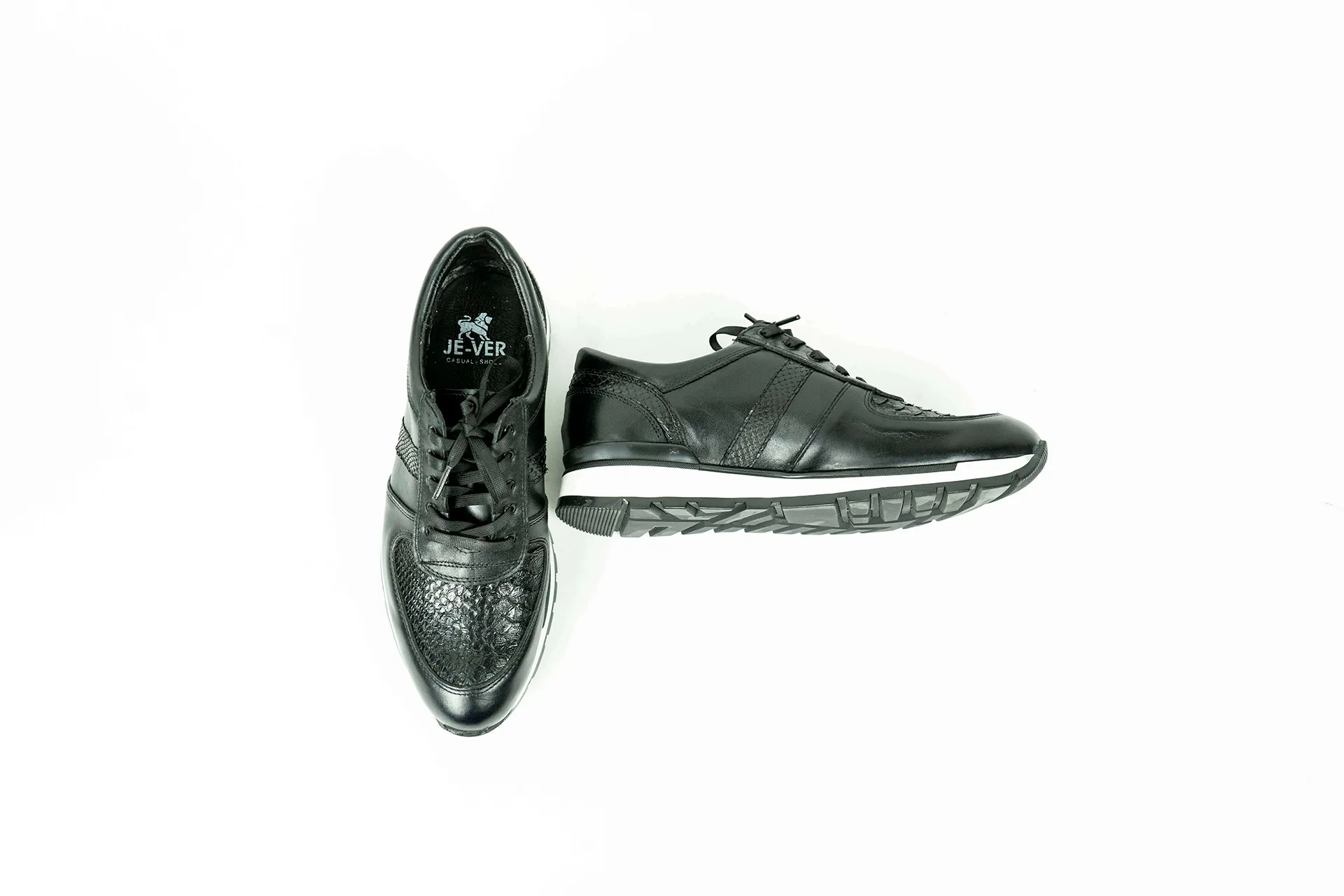 Black Python Sneaker