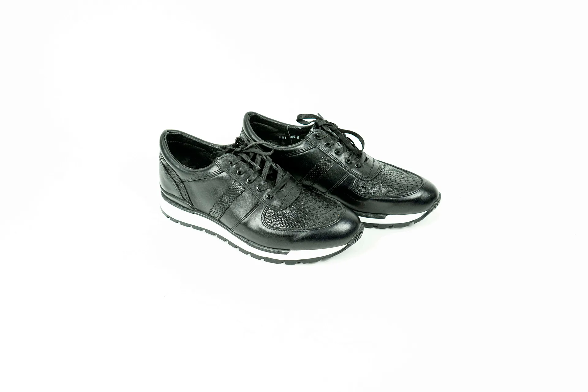 Black Python Sneaker