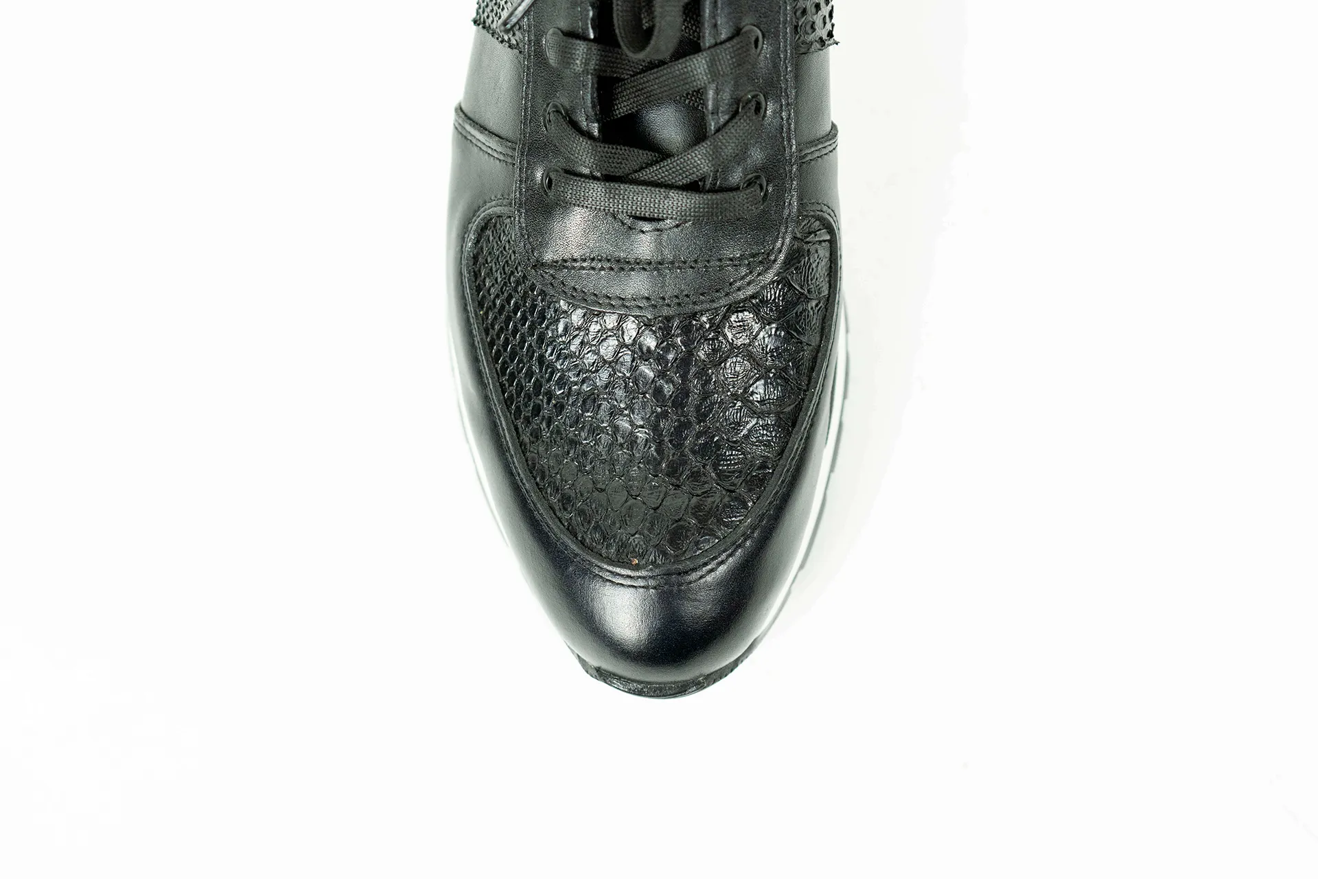 Black Python Sneaker