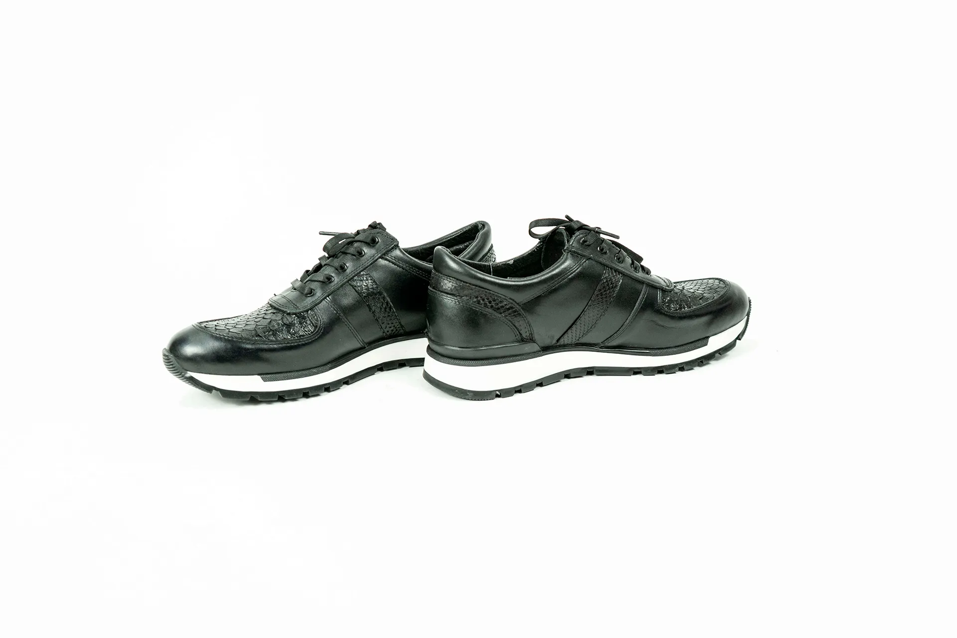 Black Python Sneaker