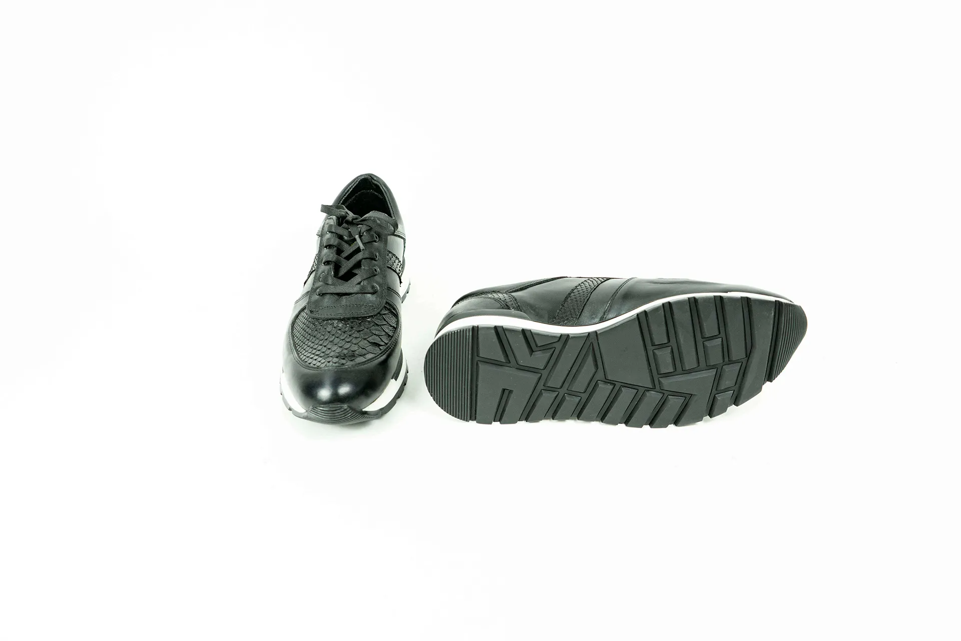 Black Python Sneaker