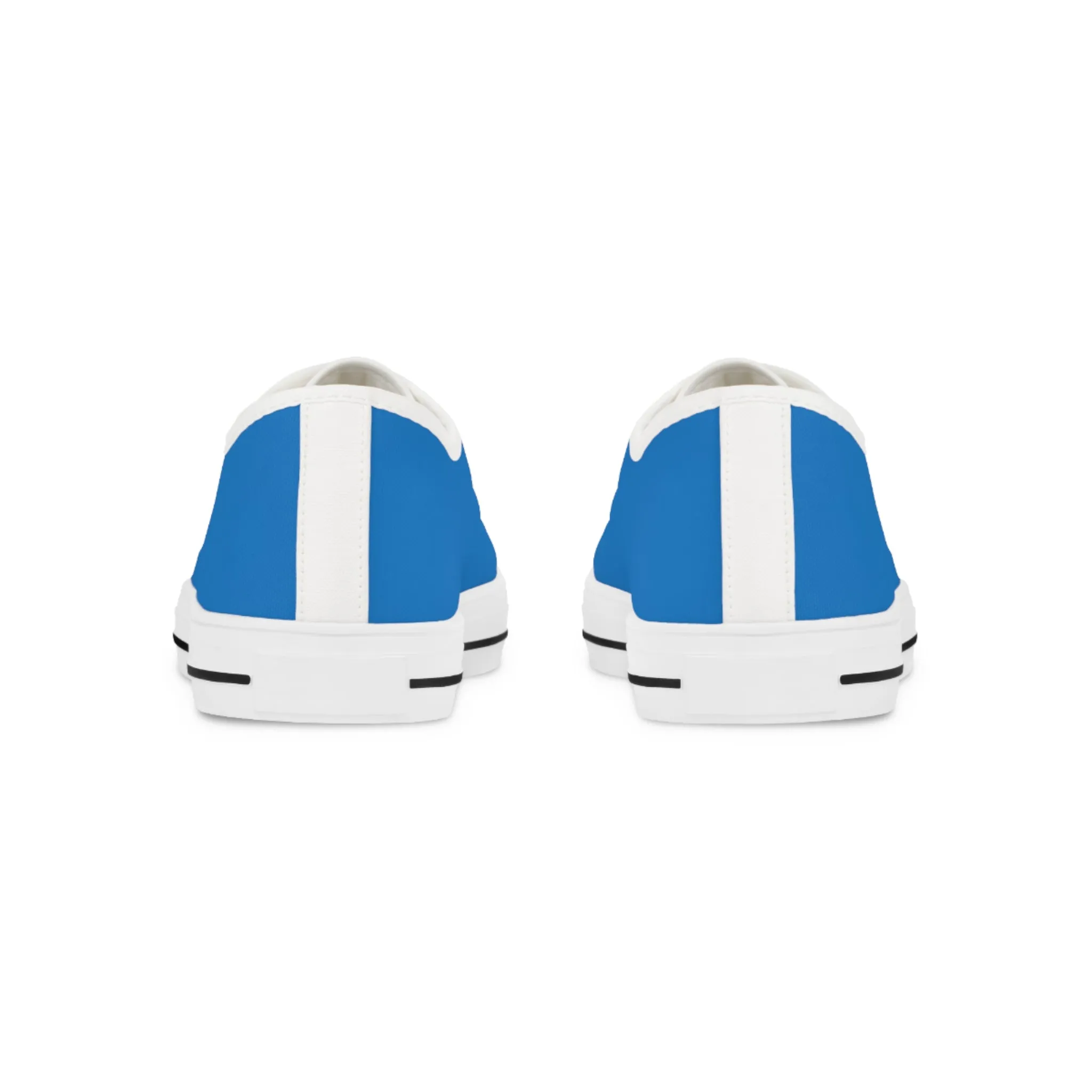 Blue Paradise Men's Two-Tone Low Top Sneakers - Feel the Ocean Breeze When Wearing Your Blue Paradise Sneakers!