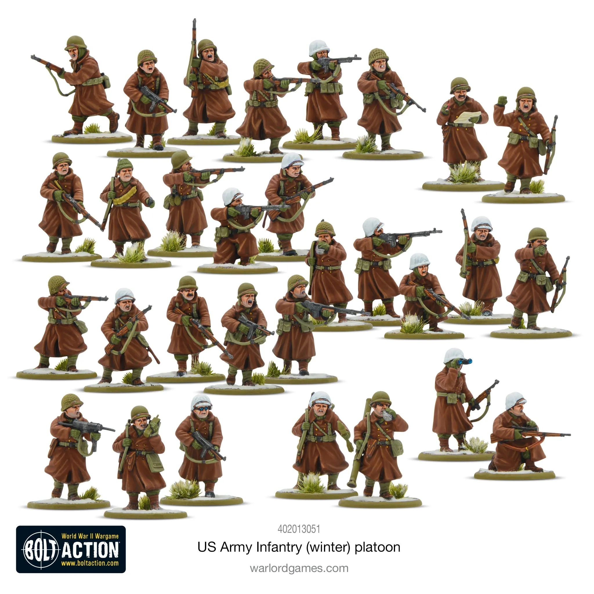 Bolt Action: US Army Infantry Winter Platoon