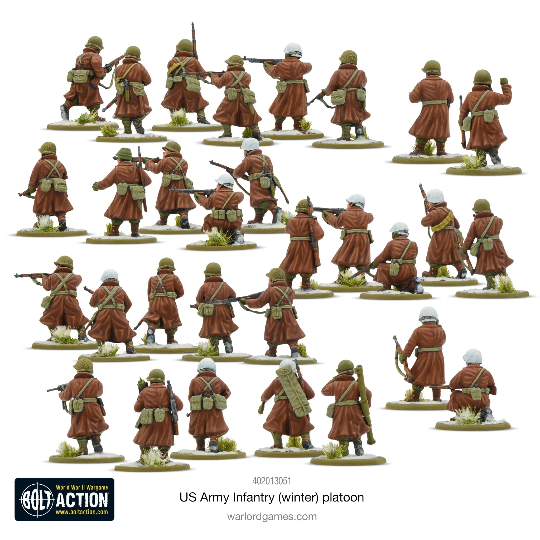 Bolt Action: US Army Infantry Winter Platoon