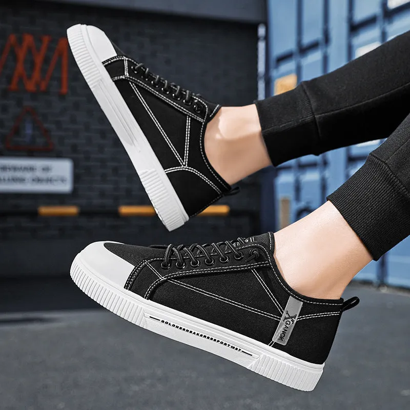 Breathable Canvas Sneakers For Men