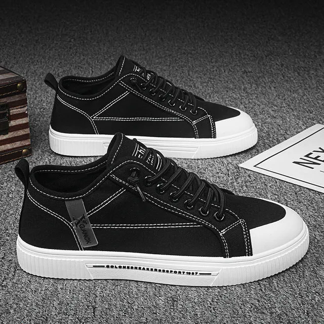 Breathable Canvas Sneakers For Men