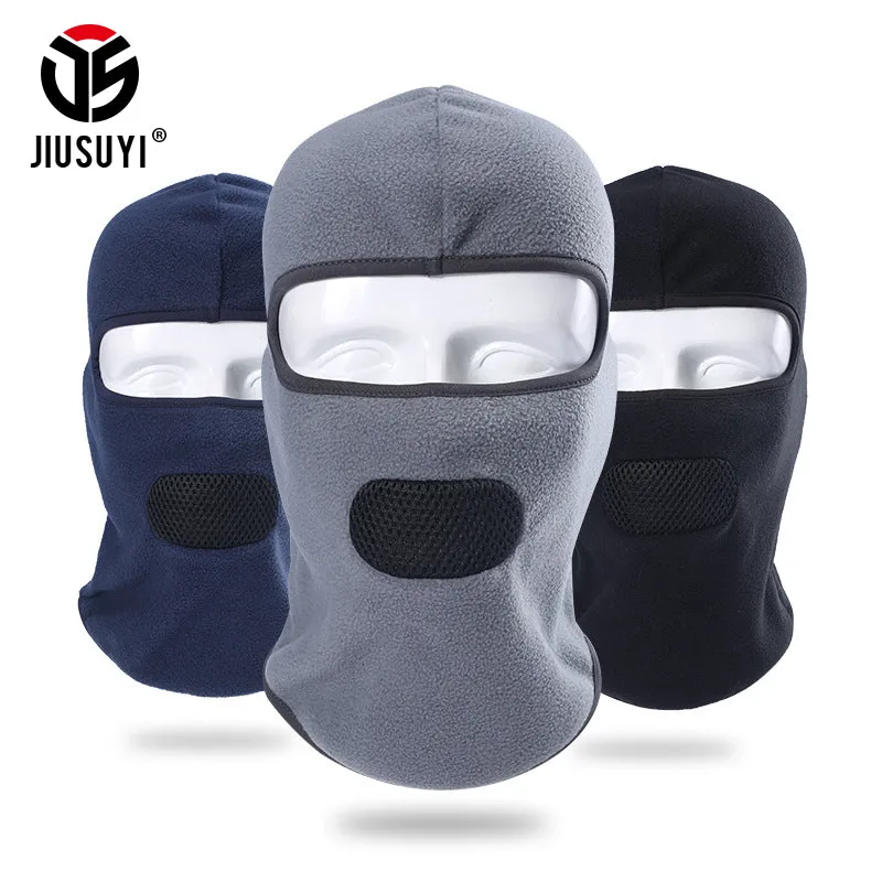 Breathable Winter Thick Polar Fleece Neck Warmer Balaclava Face Mask Thermal Bicycle Snowboard for Cold Weather Protection Gear