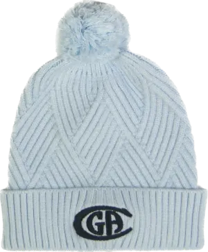 Bridger Textured Cuff Beanie - Light Blue -CGA