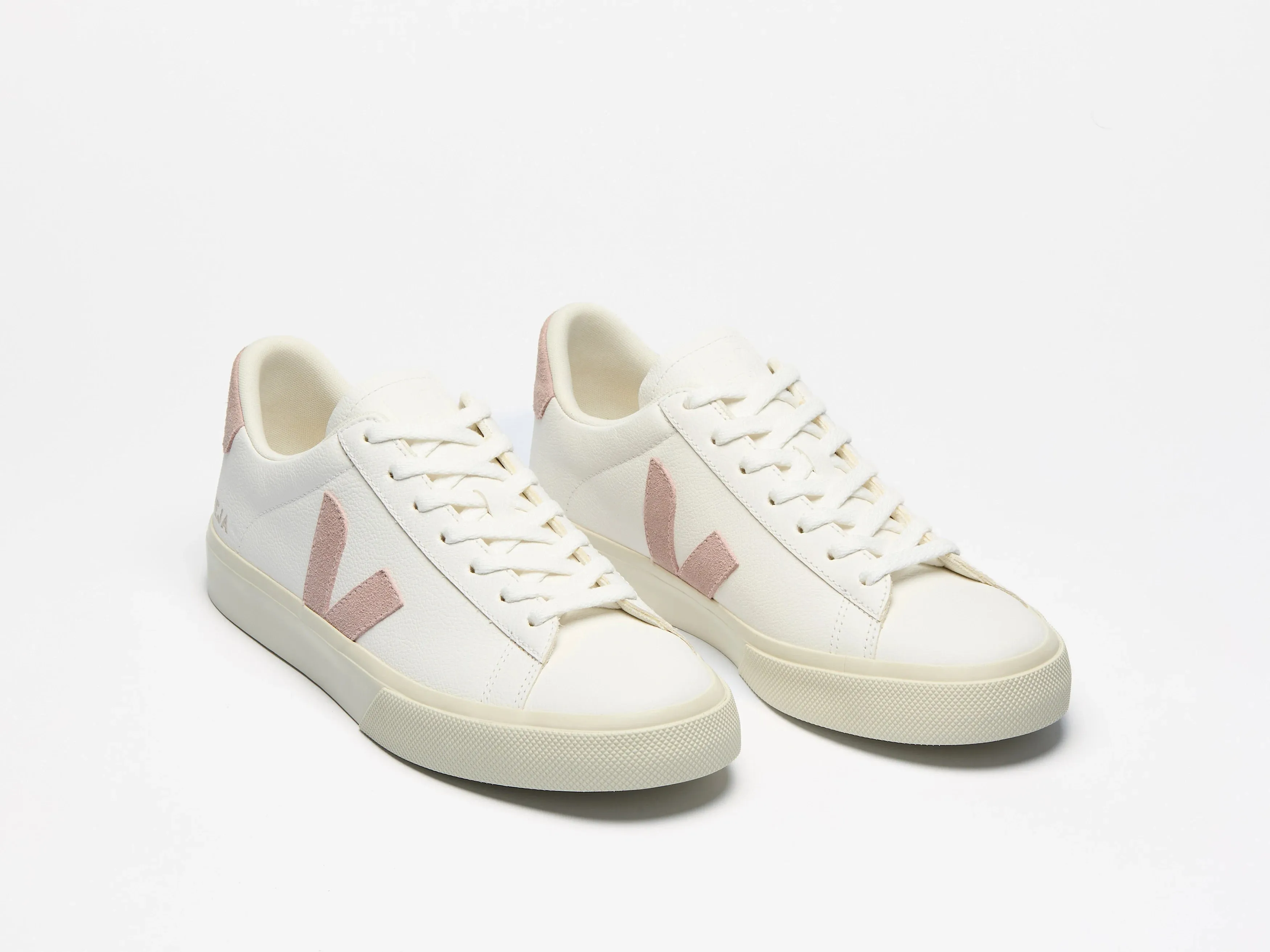 Campo Leather Sneakers in White Babe