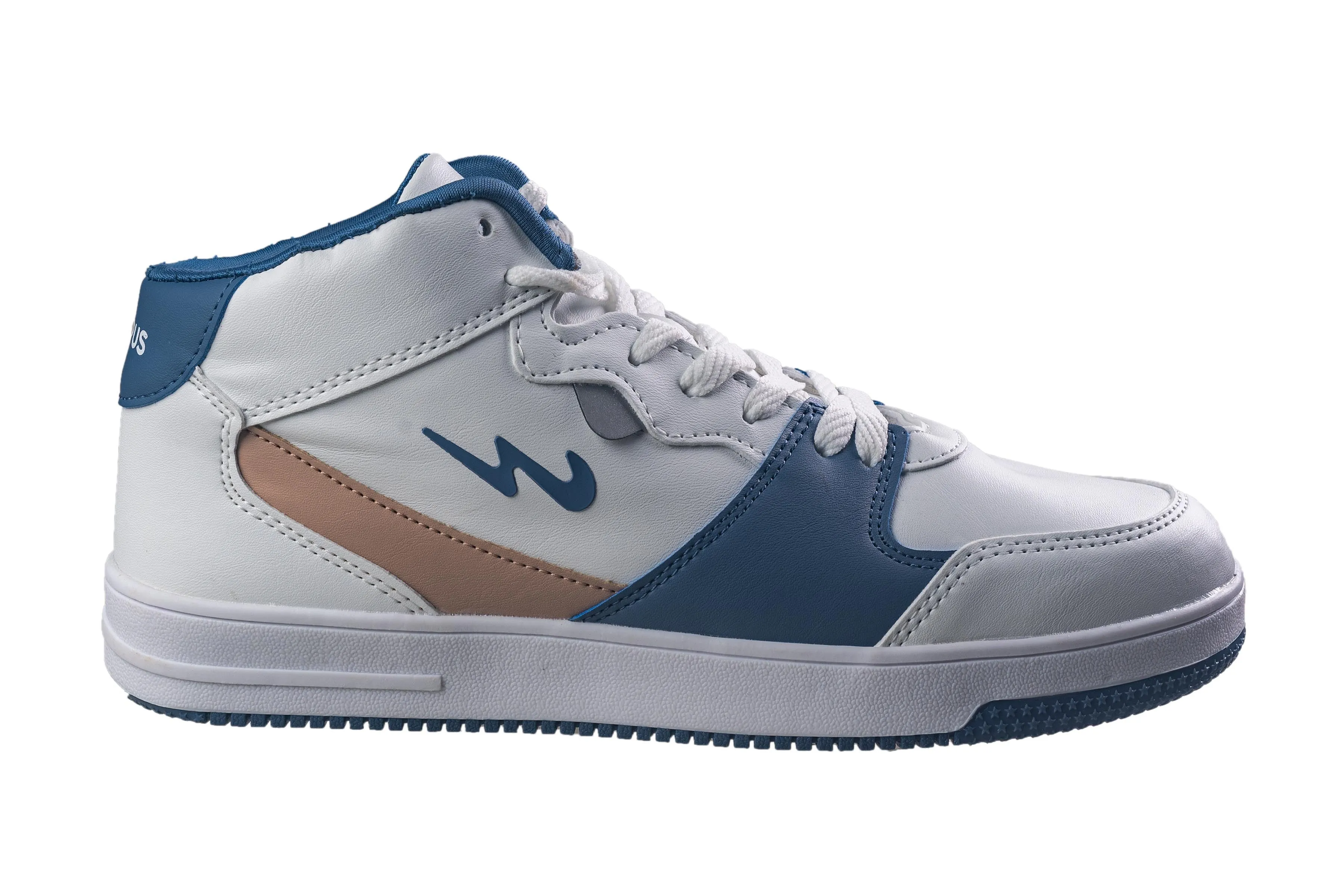 Campus Gents White / R. Slate Sports Shoe