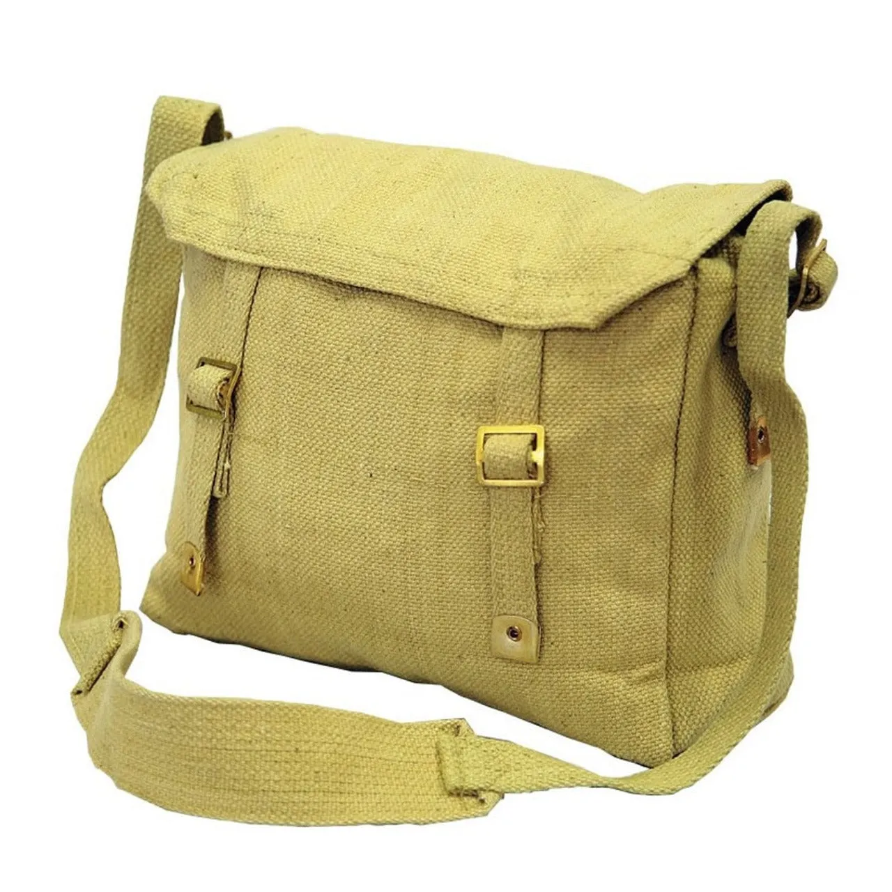 Canvas Shoulder Bag Black OR Khaki