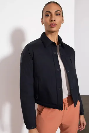 Captivate Shirt Jacket - Black