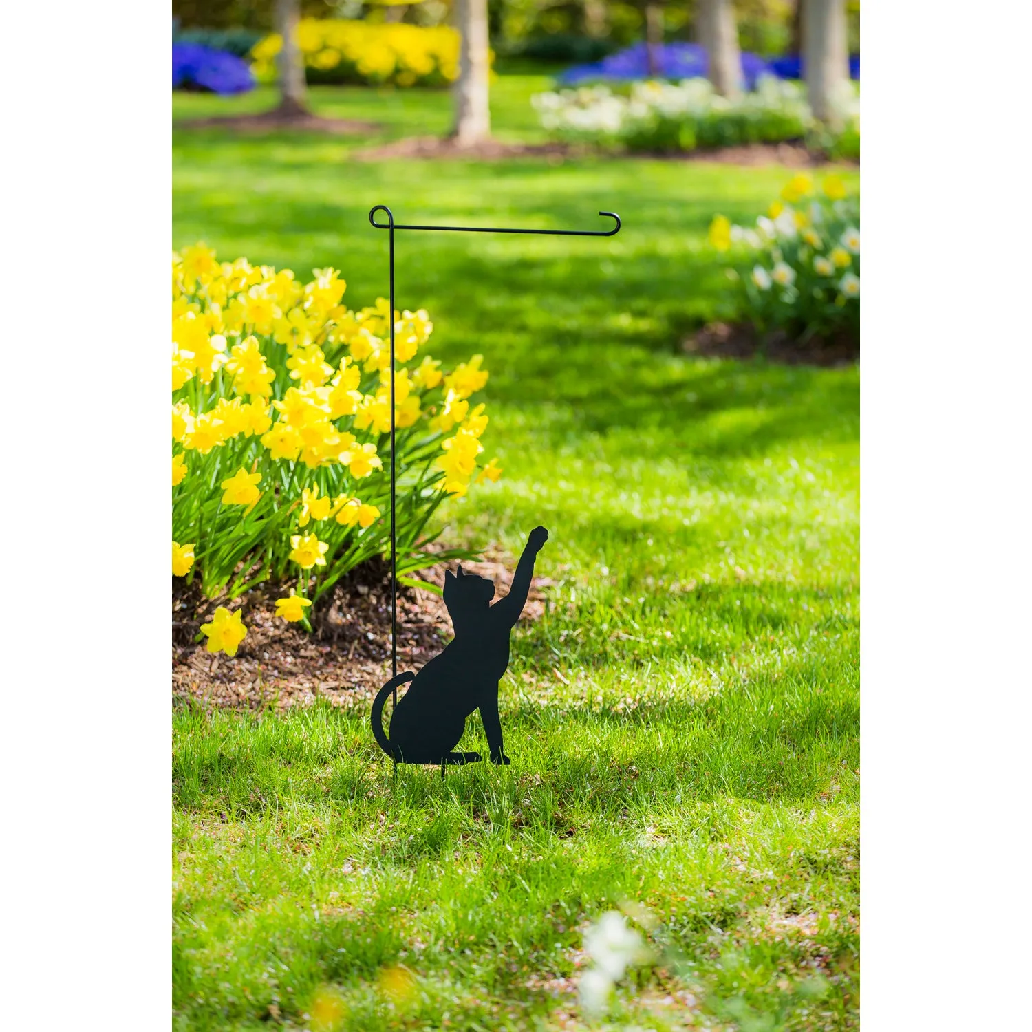 Cat Garden Flag Stand,20137