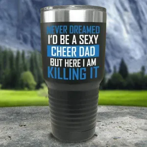 Cheer Dad Color Printed Tumblers