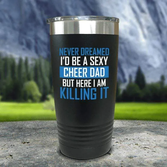 Cheer Dad Color Printed Tumblers