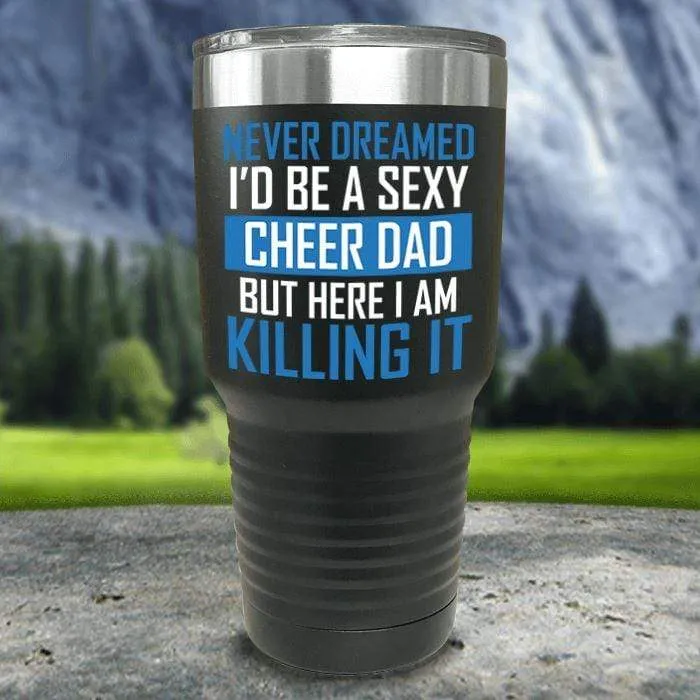 Cheer Dad Color Printed Tumblers