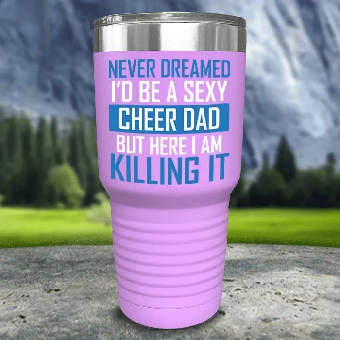 Cheer Dad Color Printed Tumblers