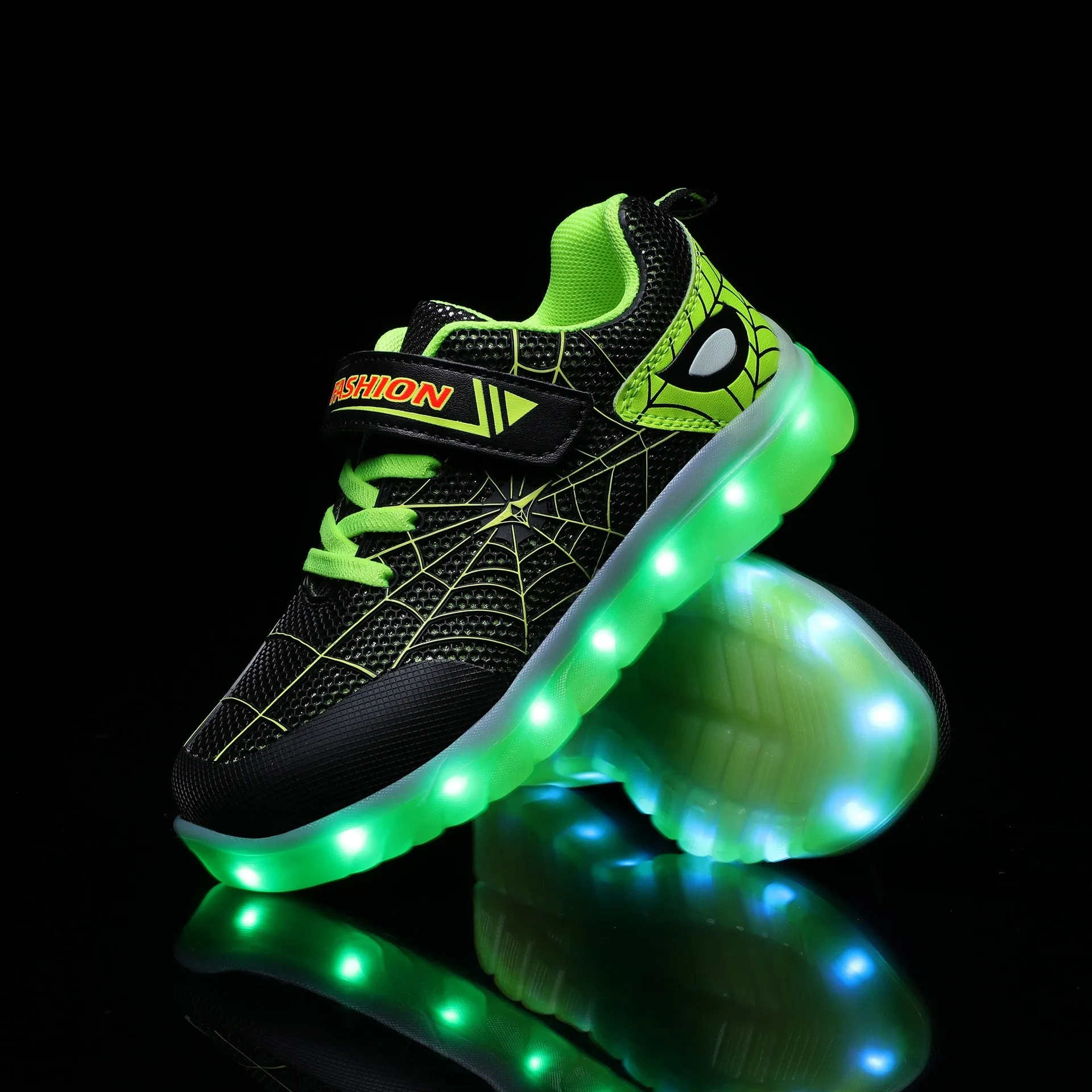 Children Led Light Up Shoes Luminous Sneakers Glowing Casual Shoes