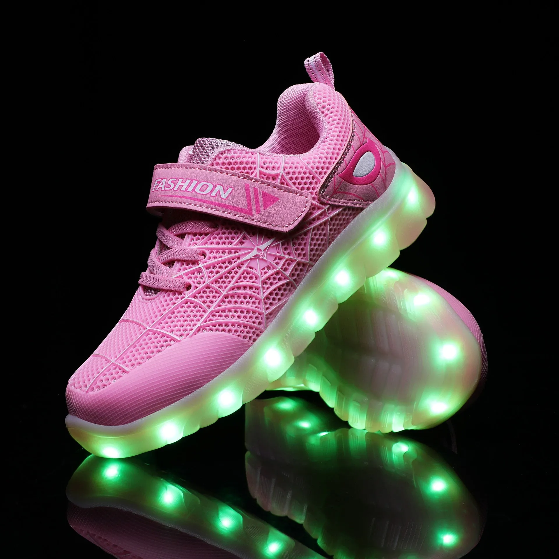 Children Led Light Up Shoes Luminous Sneakers Glowing Casual Shoes