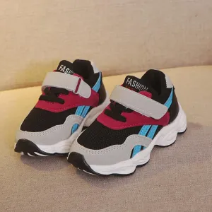 Children Sports Shoes Damping Outsole Slip Patchwork Breathable Sneakers