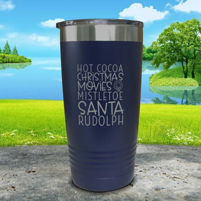 Christmas Words 2 Engraved Tumbler