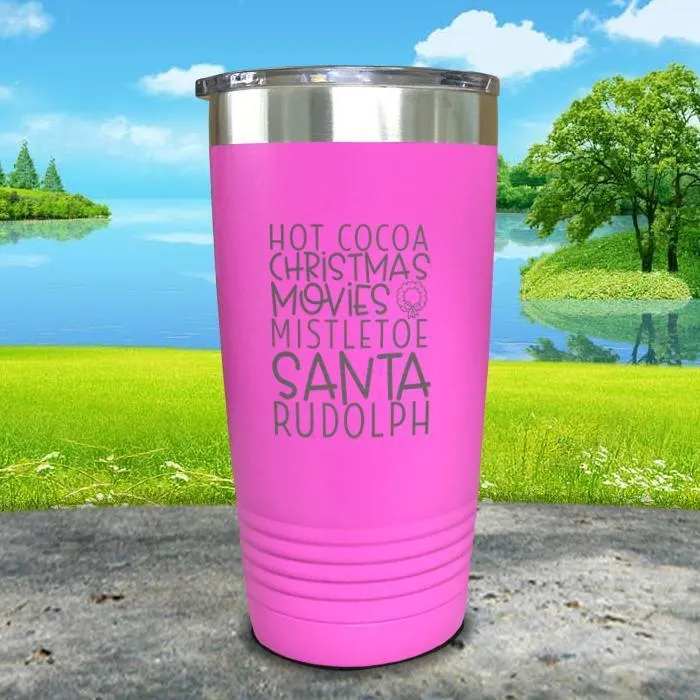 Christmas Words 2 Engraved Tumbler