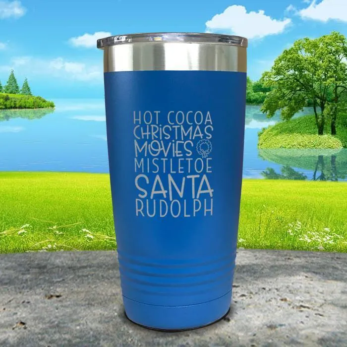 Christmas Words 2 Engraved Tumbler