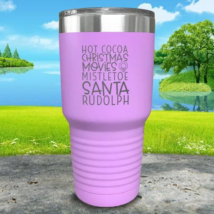 Christmas Words 2 Engraved Tumbler