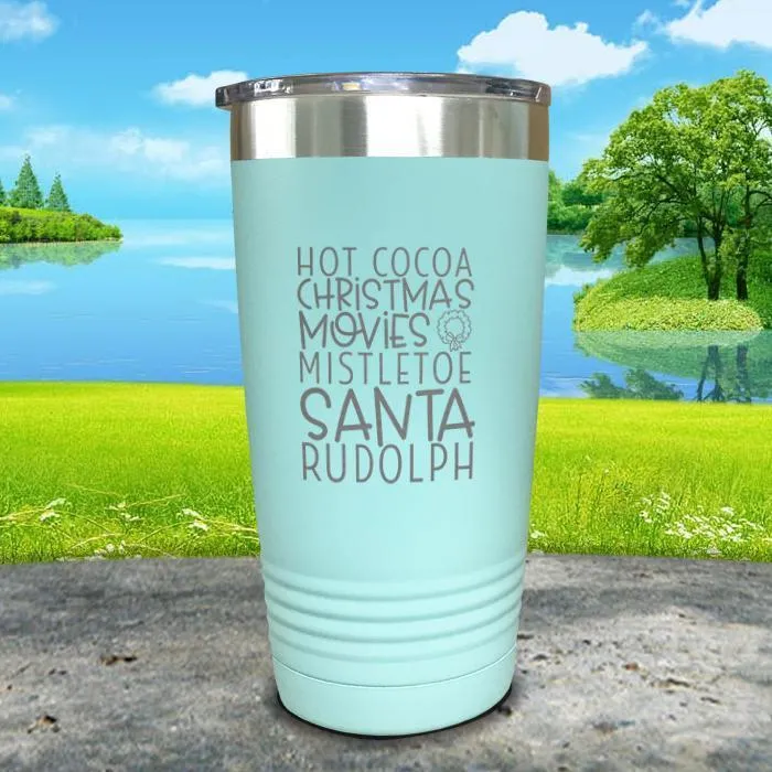 Christmas Words 2 Engraved Tumbler