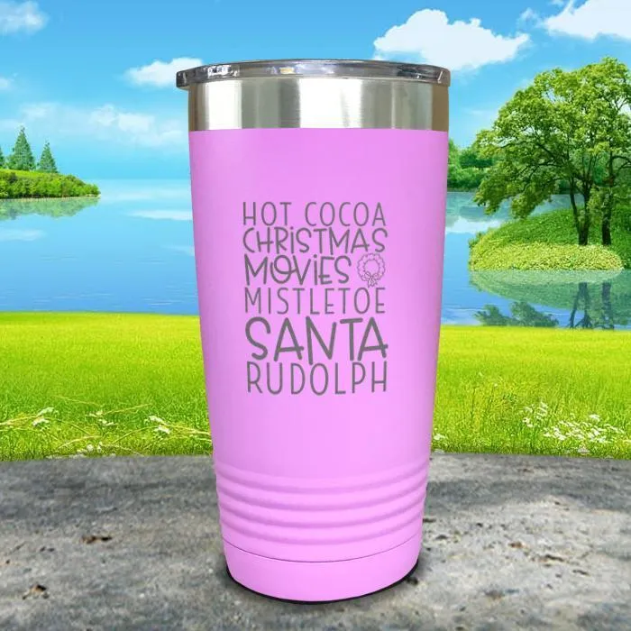 Christmas Words 2 Engraved Tumbler