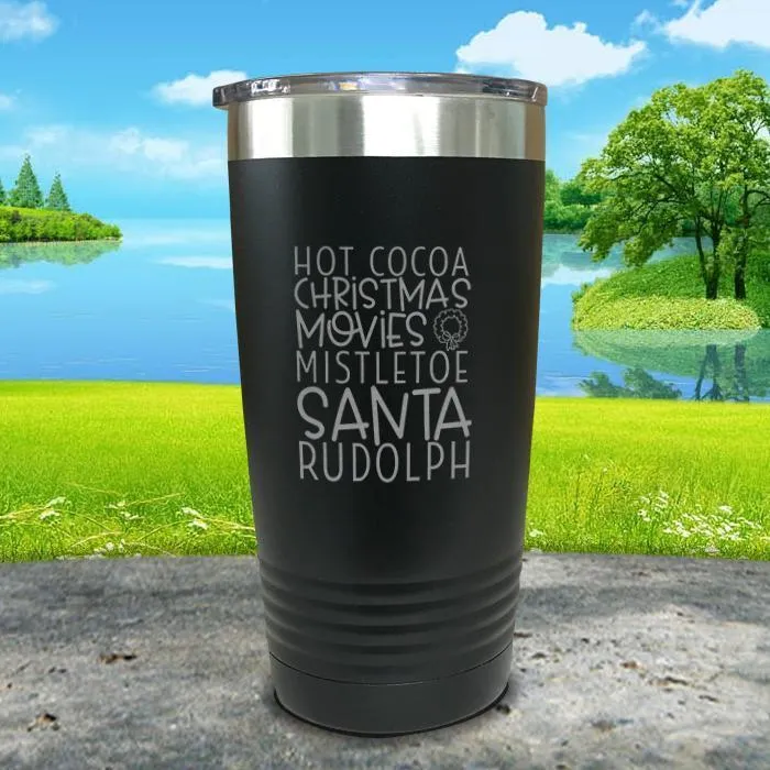 Christmas Words 2 Engraved Tumbler