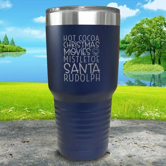 Christmas Words 2 Engraved Tumbler