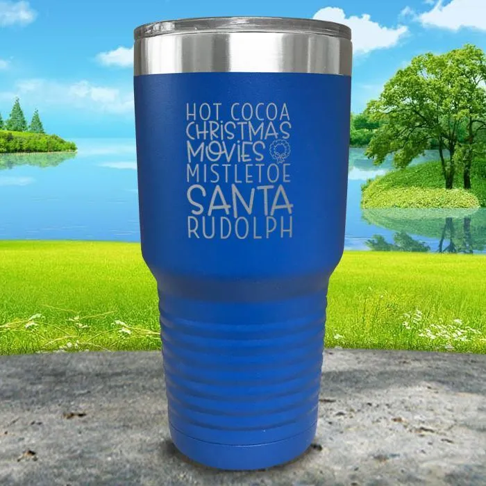 Christmas Words 2 Engraved Tumbler