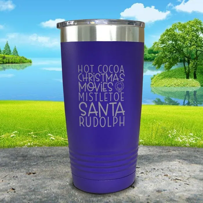 Christmas Words 2 Engraved Tumbler