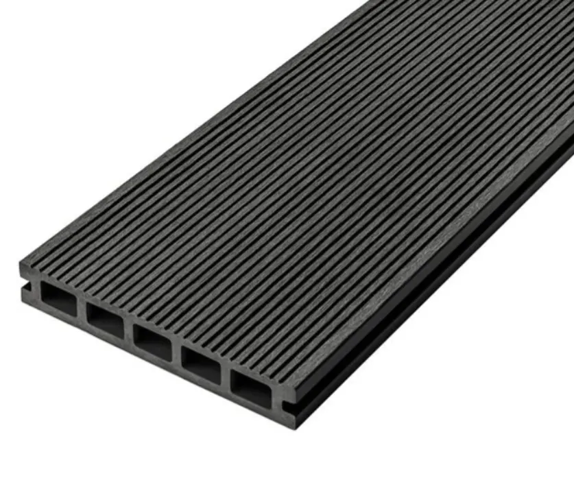 Cladco Grooved Reversible Composite Decking Board - Charcoal (2.4m)