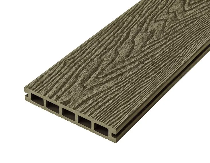 Cladco Grooved Reversible Composite Decking Board - Olive Green (4m)