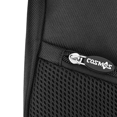 CM Table Tennis Racket Case Cover Ping Pong Paddle Carry Bag with Ball Storage Pocket, for 2 Paddles