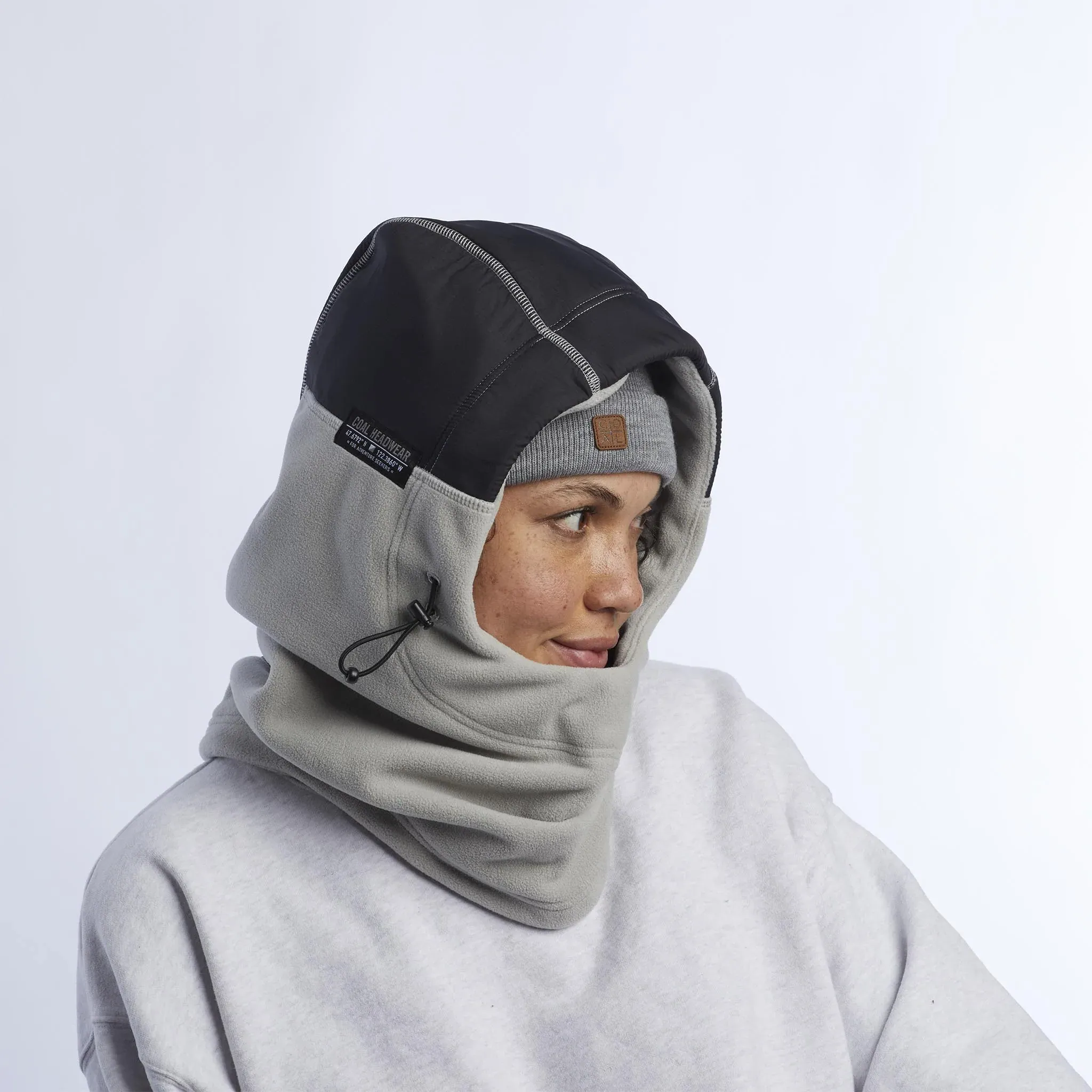 Coal The Catacombs Weather Resistant Hood - Light Grey