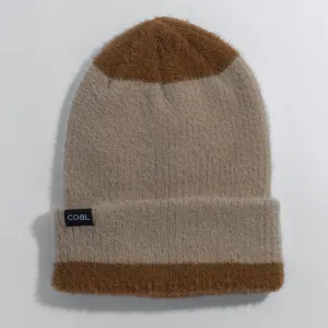 Coal The Solstice Fuzzy Knit Beanie - Khaki/Brown