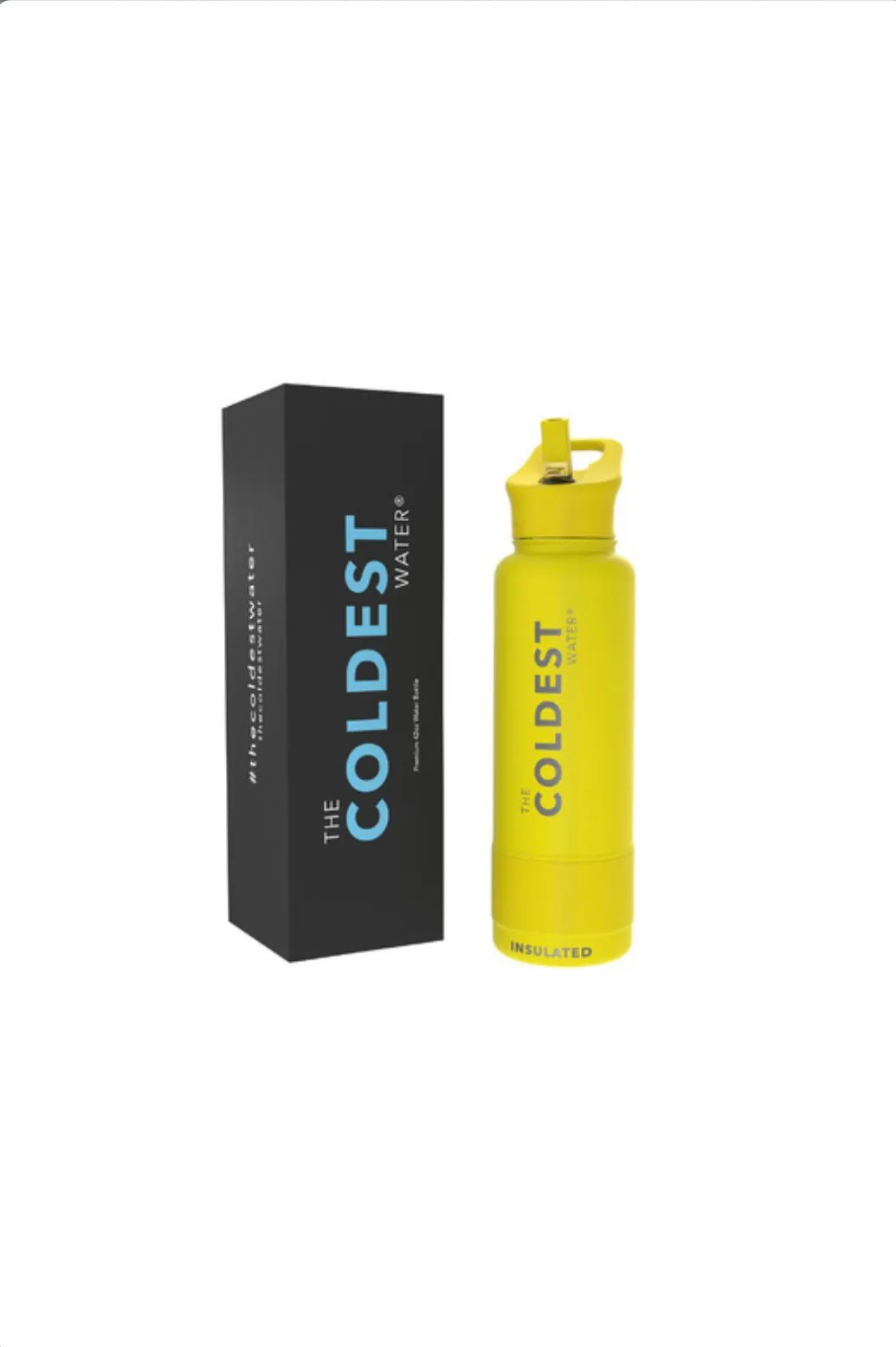 Coldest 1.2 L Sports Bottle | Solar Yellow (40 OZ)
