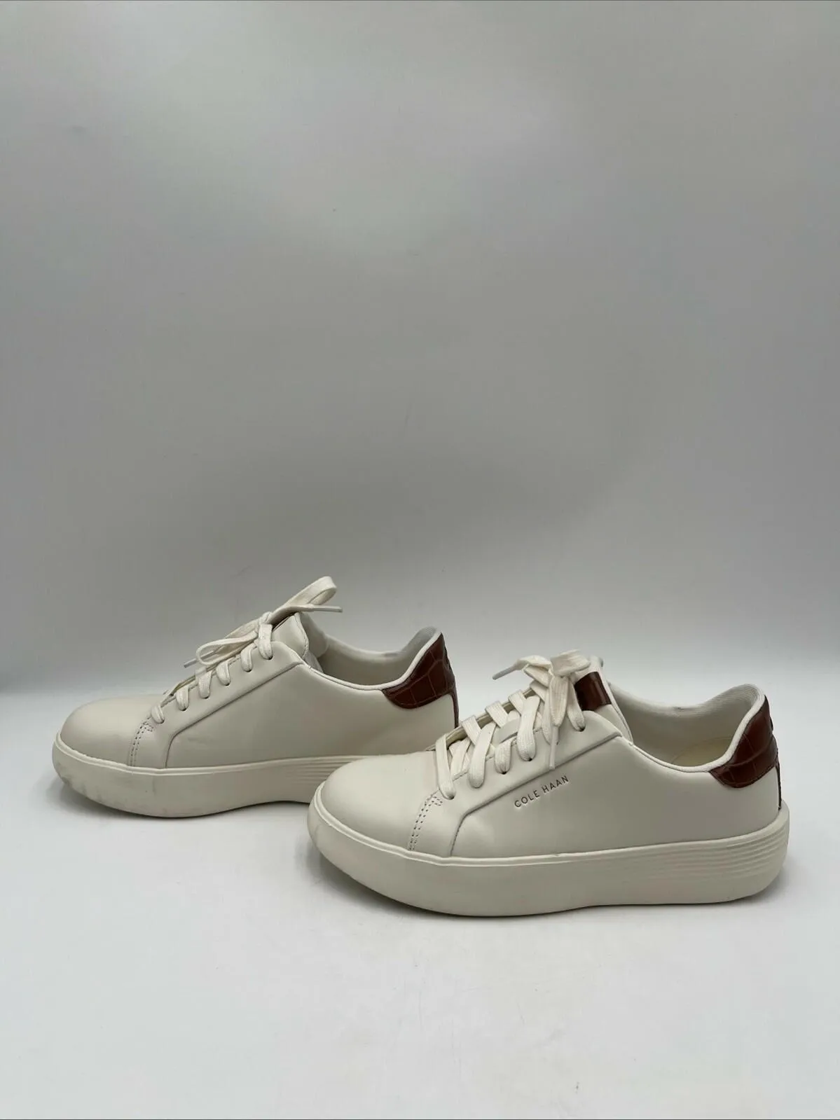 Cole Haan Grand Crosscourt Platform Sneakers White Size 6.5B - Very Good