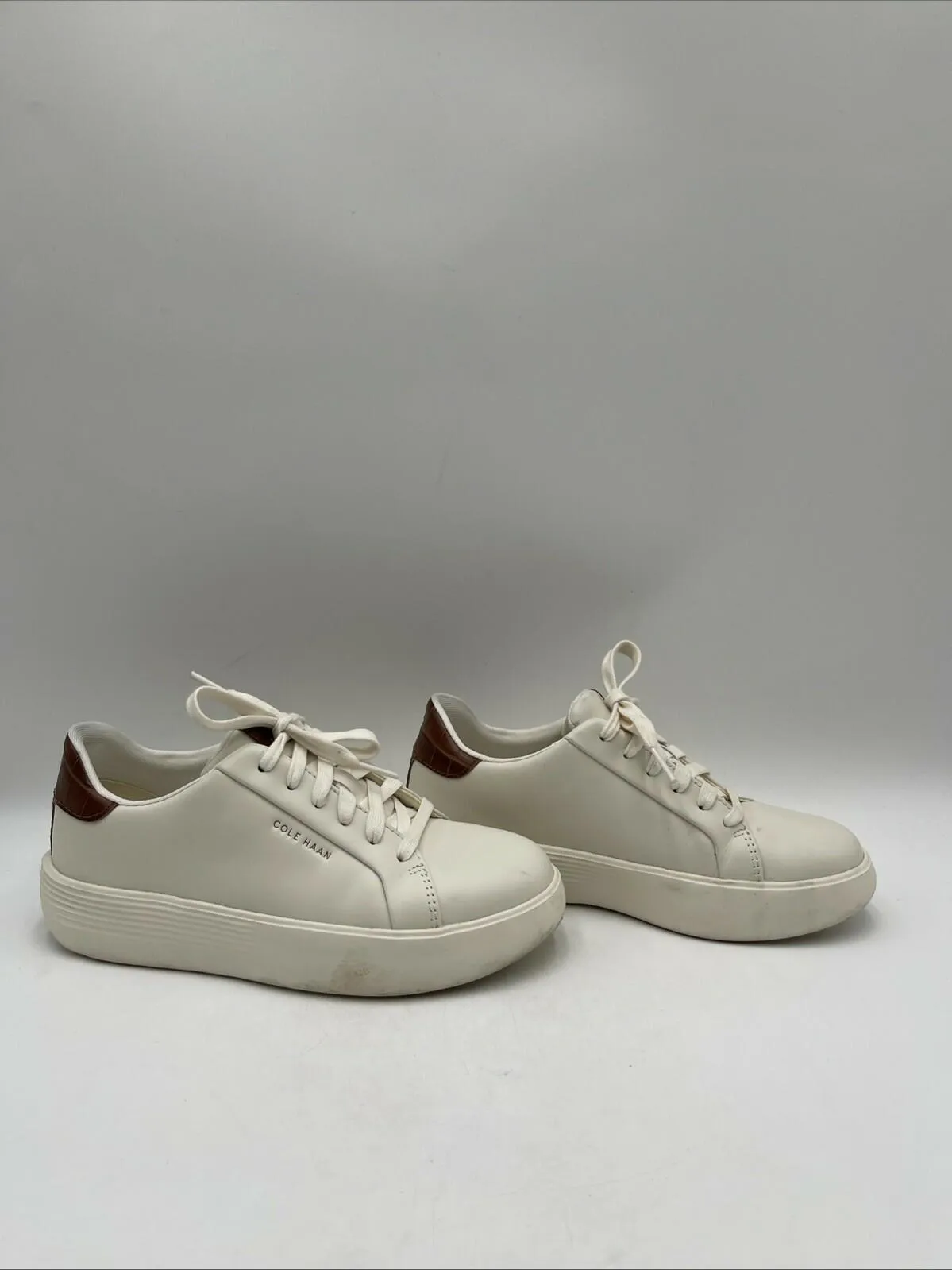 Cole Haan Grand Crosscourt Platform Sneakers White Size 6.5B - Very Good