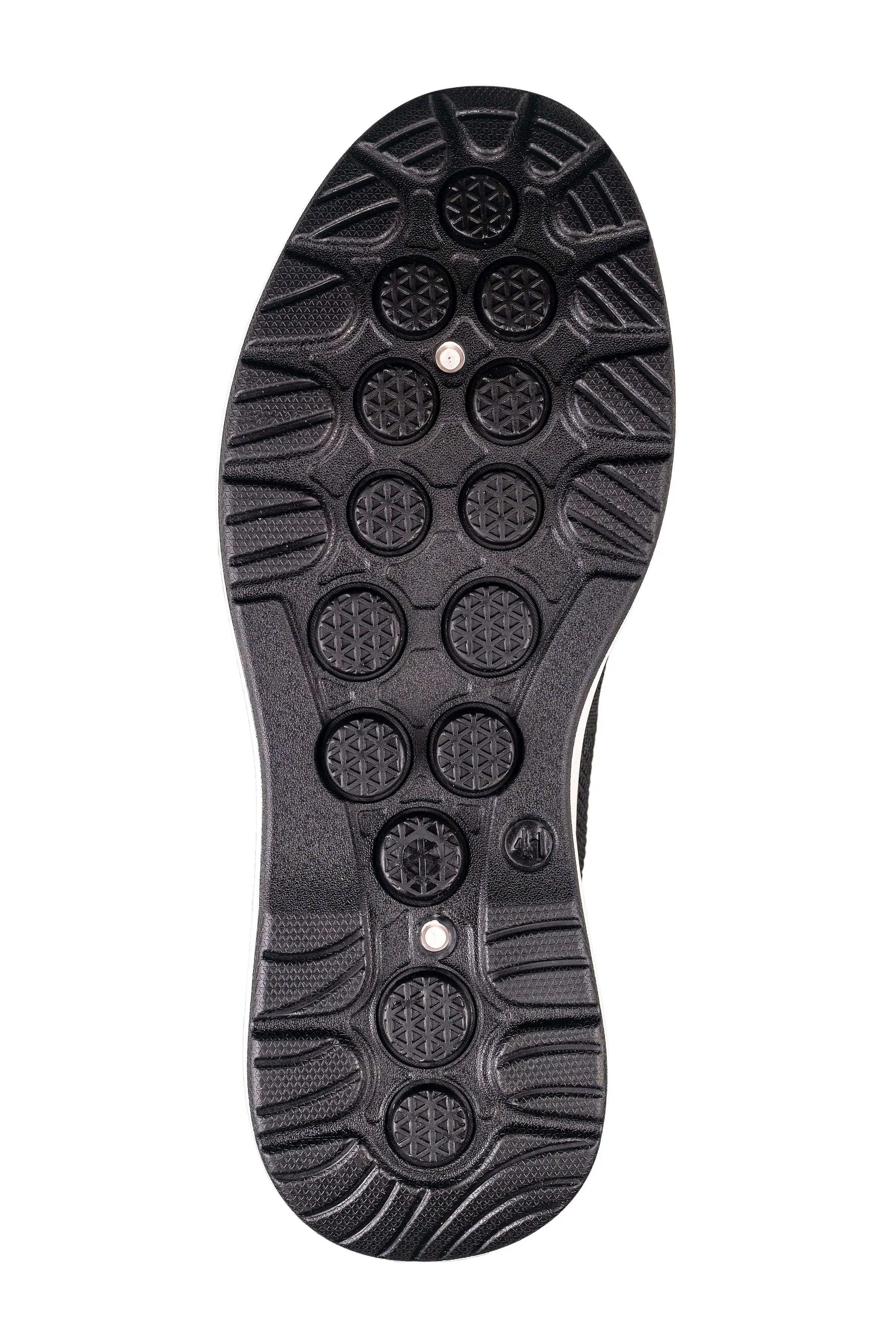 Comfort Walk Gents Black Sports Shoe