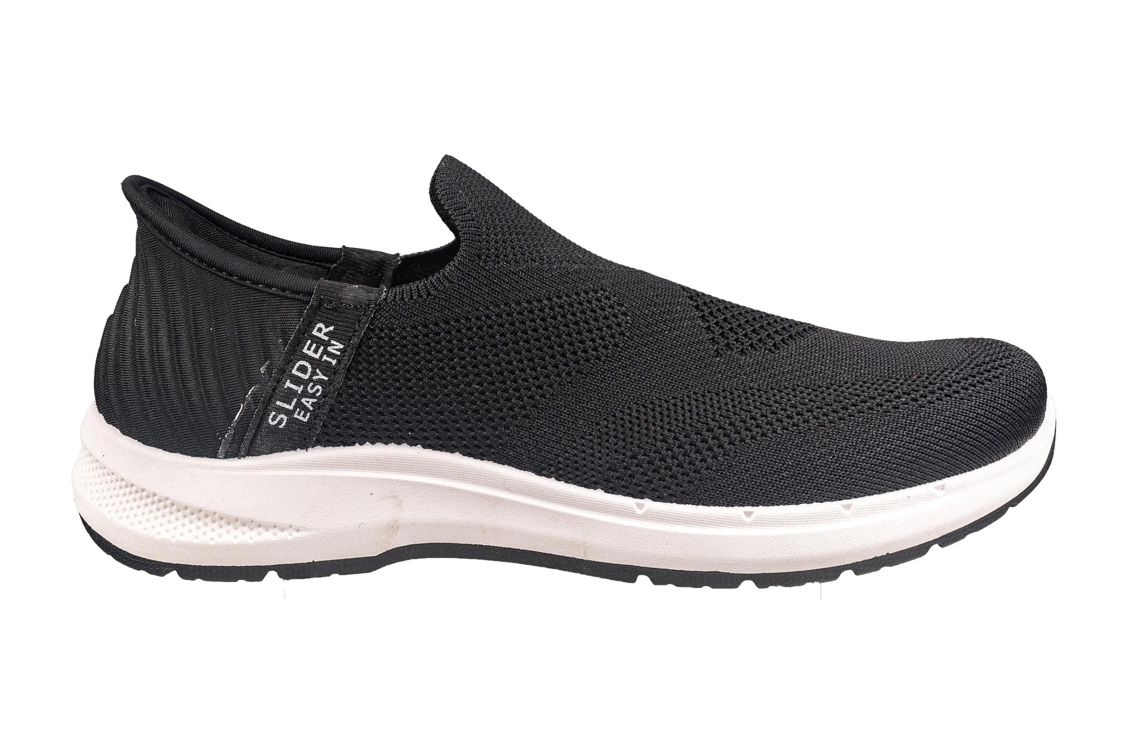 Comfort Walk Gents Black Sports Shoe