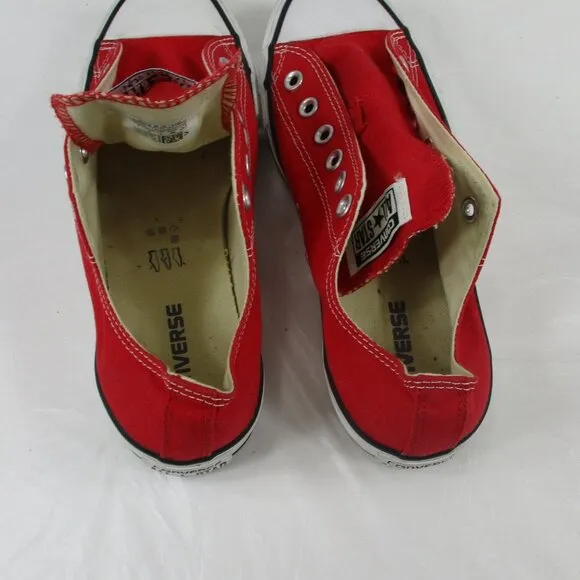 CONVERSE Red Sneakers size 7 Men 9 Women