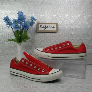CONVERSE Red Sneakers size 7 Men 9 Women
