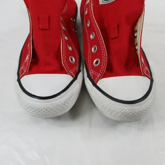 CONVERSE Red Sneakers size 7 Men 9 Women