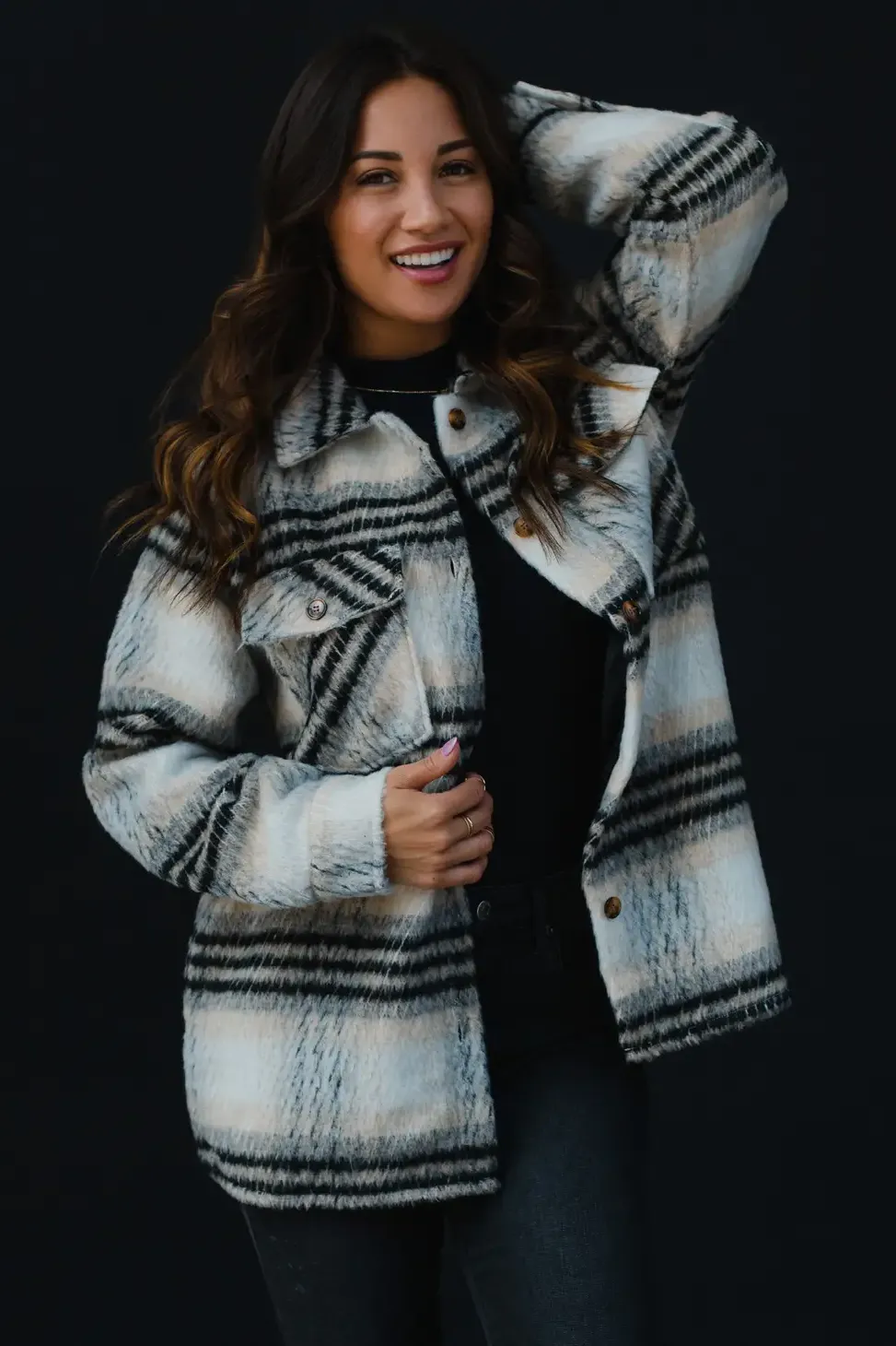 Cozy Plaid Jacket
