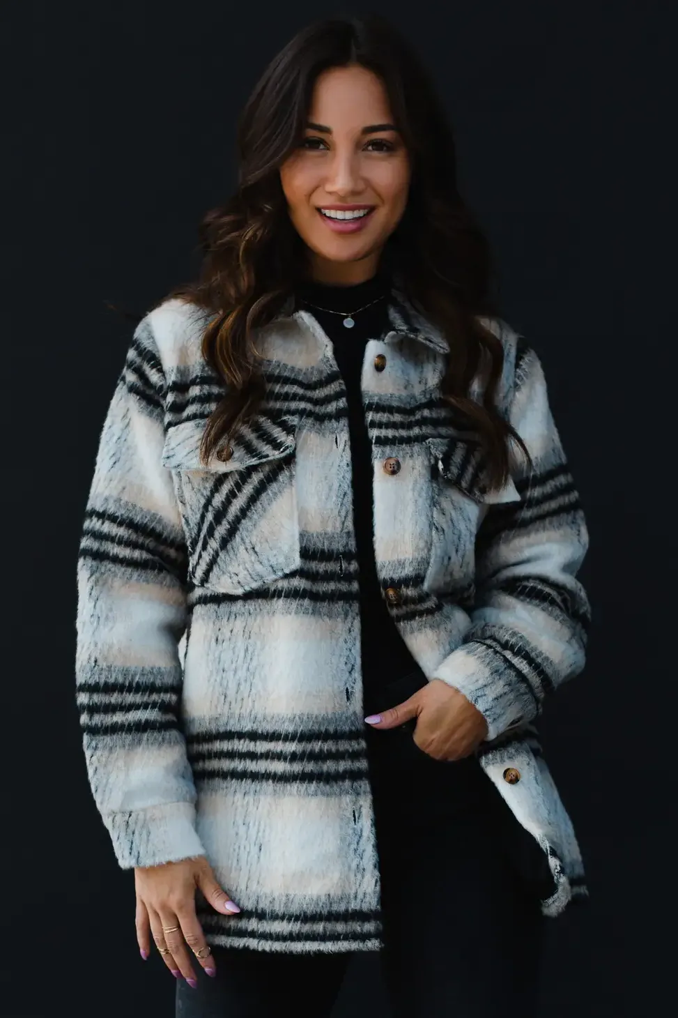 Cozy Plaid Jacket
